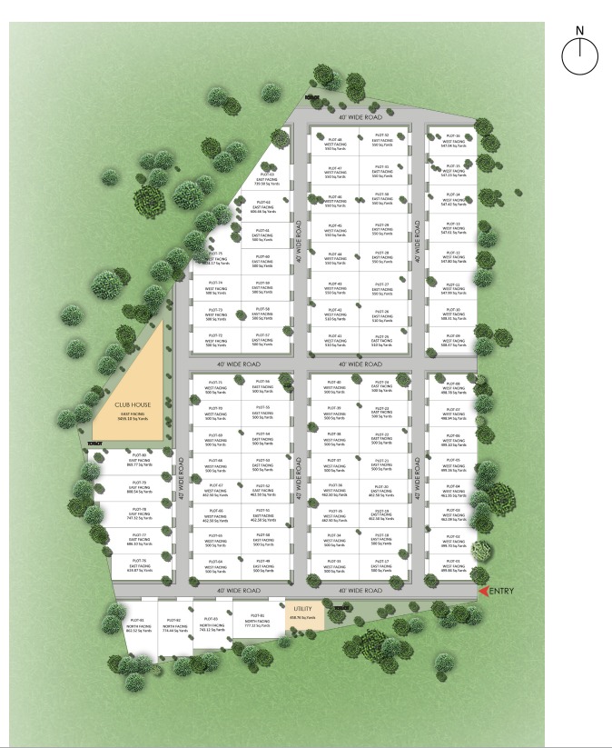Whispering Woods Plot Layout